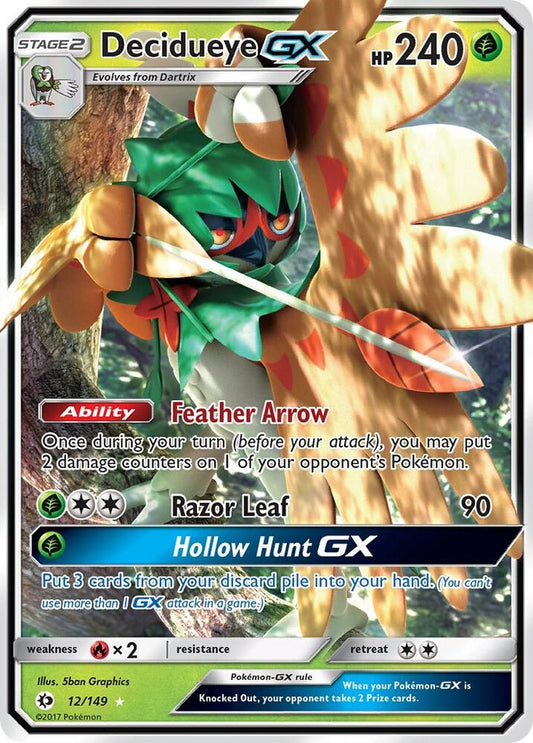 Decidueye GX - SM Base Set - 12/149