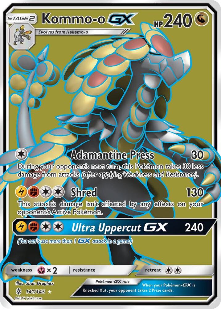 Kommo-o GX (Full Art) - SM - Guardians Rising - 141/145