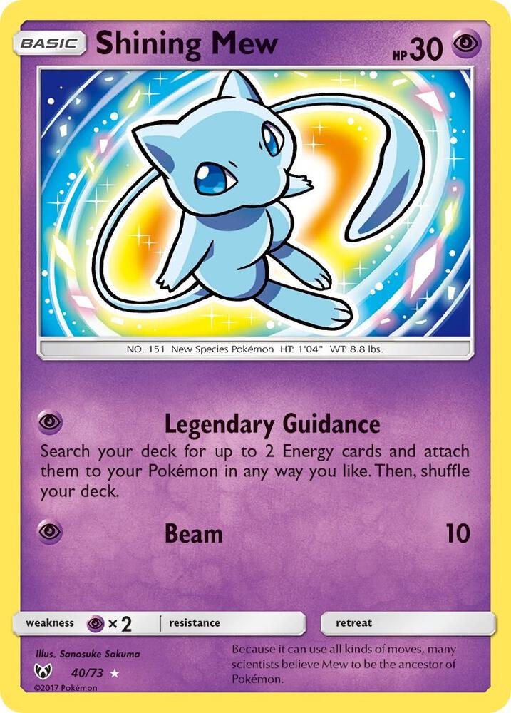 Shining Mew - Shining Legends - 40/73