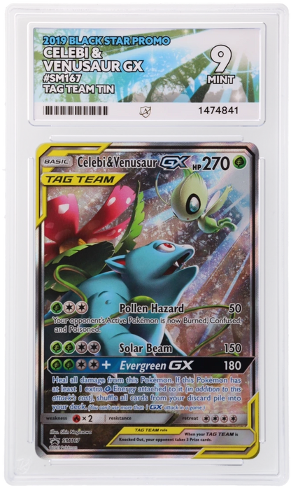 Celebi & Venusaur GX - SM167 - SM Promos - ACE 9