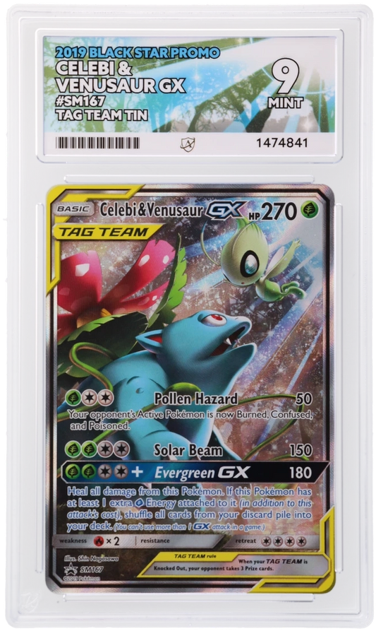 Celebi & Venusaur GX - SM167 - SM Promos - ACE 9