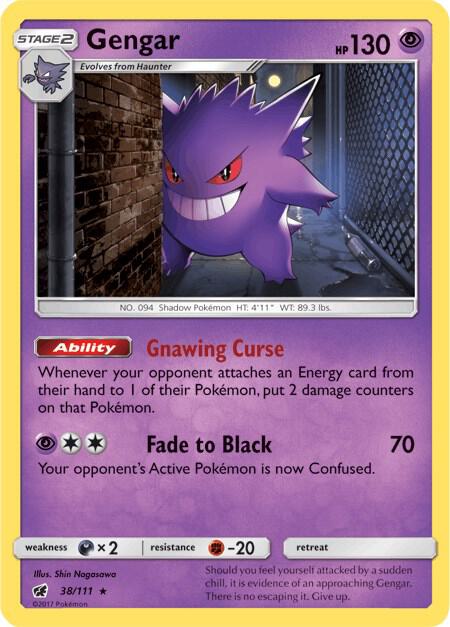 Gengar (Holo) - Crimson Invasion - 38/111