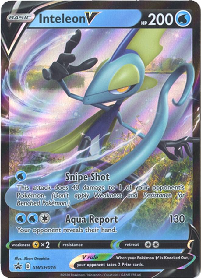 Inteleon V - SWSH016 - Sword & Shield Promo Cards