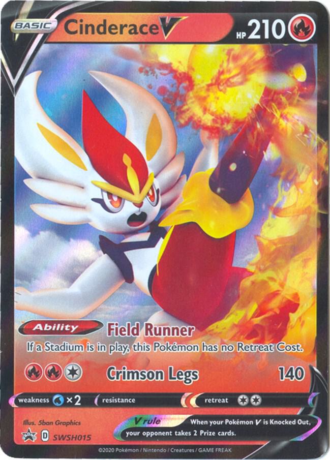 Cinderace V - Sword and Shield Promo - SWSH015
