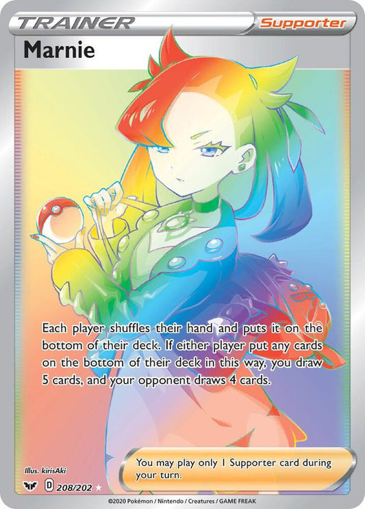Marnie (Secret) - Sword & Shield Base Set - 208/202