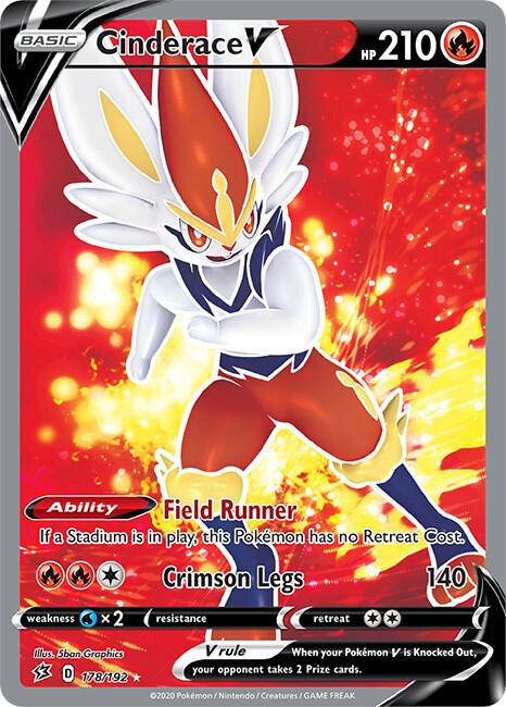 Cinderace V (Full Art) - Rebel Clash - 178/192