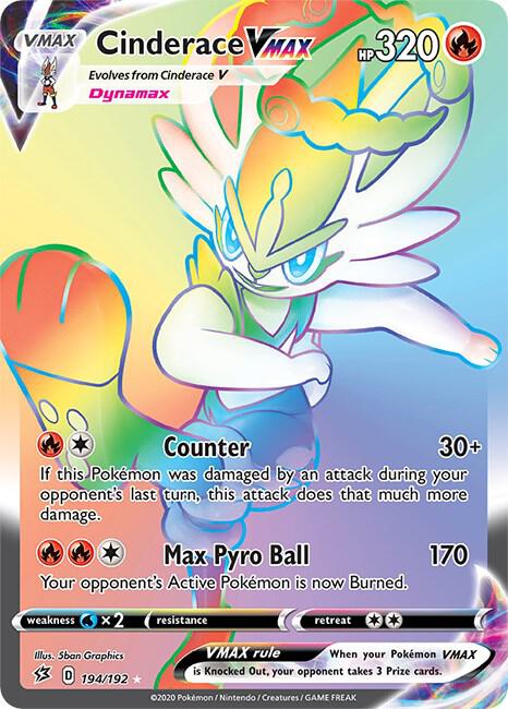 Cinderace VMAX (Secret) - Rebel Clash - 194/192