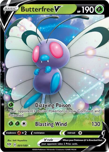 Butterfree V - Darkness Ablaze - 001/189
