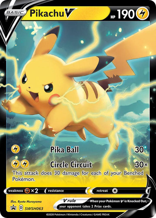 Pikachu V - Sword and Shield Promo - SWSH063