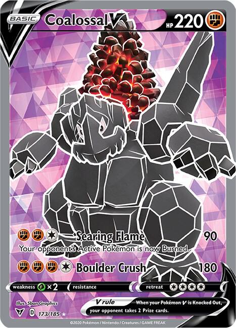 Coalossal V (Full Art) - Vivid Voltage - 173/185