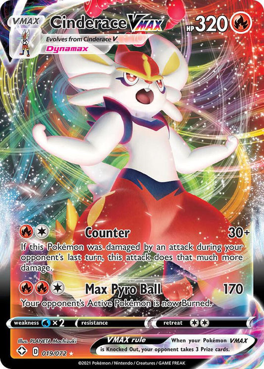 Cinderace VMAX - Shining Fates - 019/072