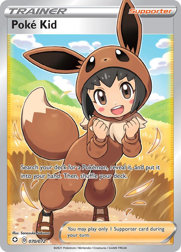Poke Kid (Full Art) - Shining Fates - 070/072