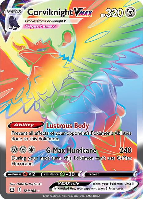 Corviknight VMAX (Secret) - Battle Styles - 171/163