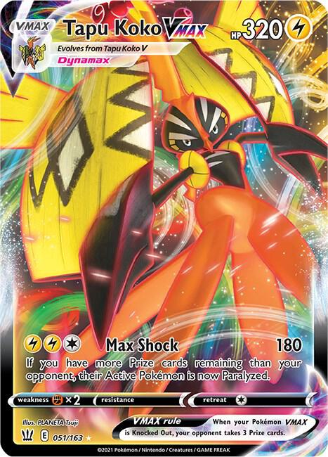 Tapu Koko Vmax - Battle Styles - 051/163