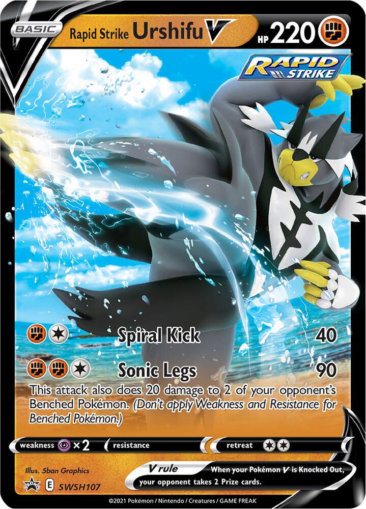Rapid Strike Urshifu V - Sword & Shield Promo - SWSH107