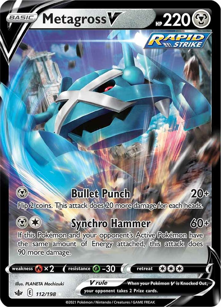 Metagross V - Chilling Reign - 112/198