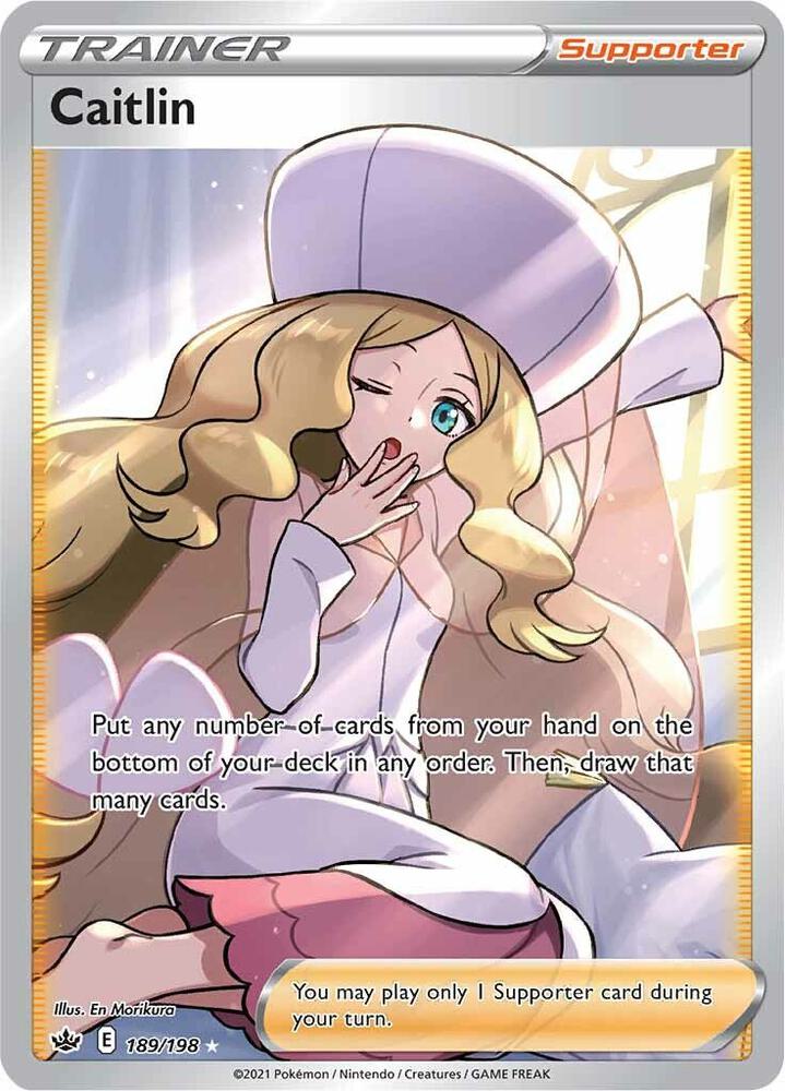 Caitlin (Full Art) - Chilling Reign - 189/198