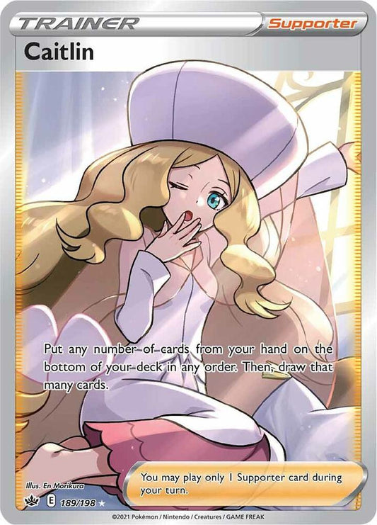 Caitlin (Full Art) - Chilling Reign - 189/198