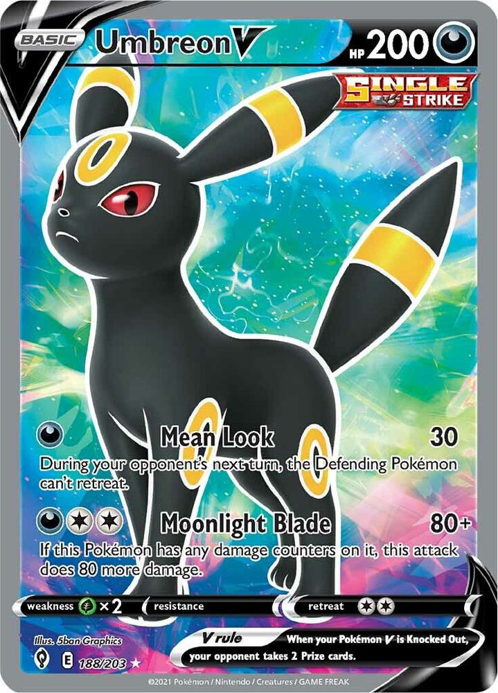 Umbreon V - Evolving Skies - 188/203