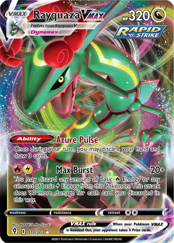 Rayquaza Vmax - Evolving Skies - 111/203