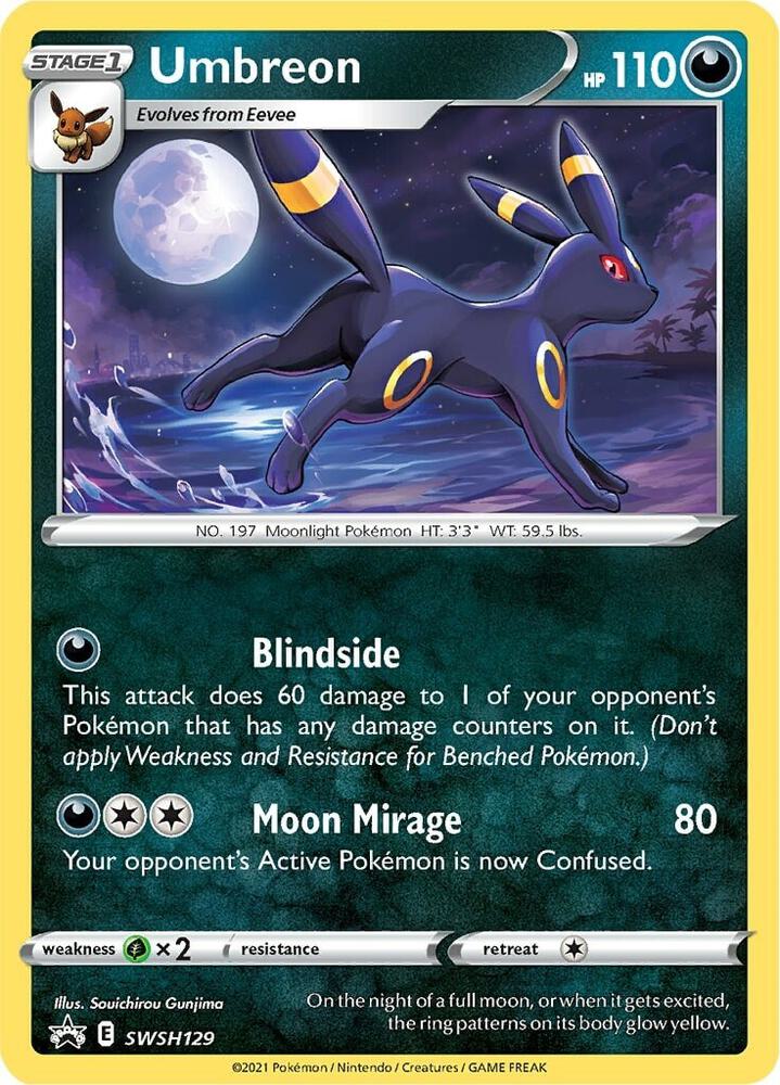 Umbreon Promo - Sword & Shield - SWSH129