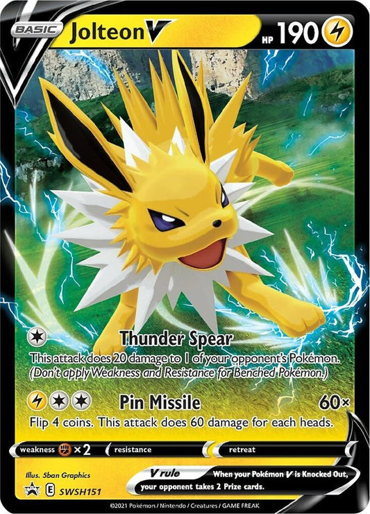 Jolteon V - SWSH151 - Sword & Shield Promo Cards