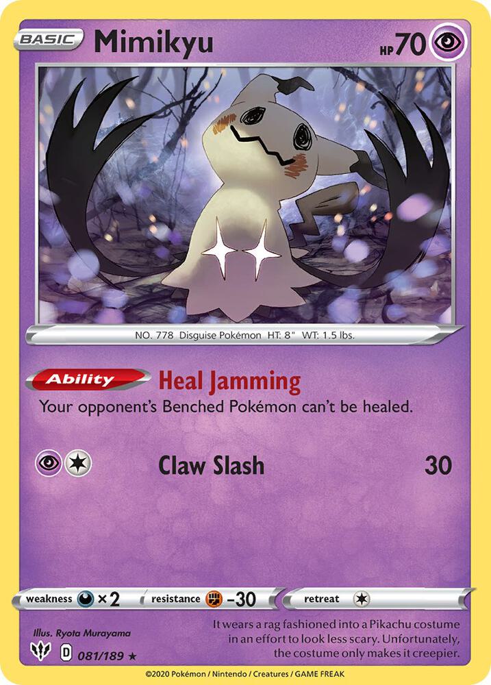 Mimikyu (Cosmos Holo) - Darkness Ablaze - 081/189
