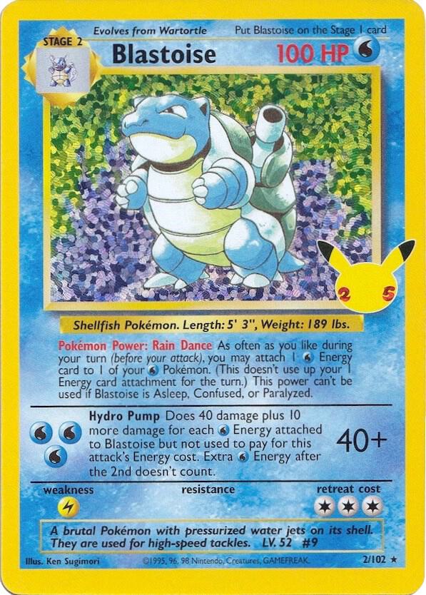 Blastoise - Celebrations - 25th Classic Collection