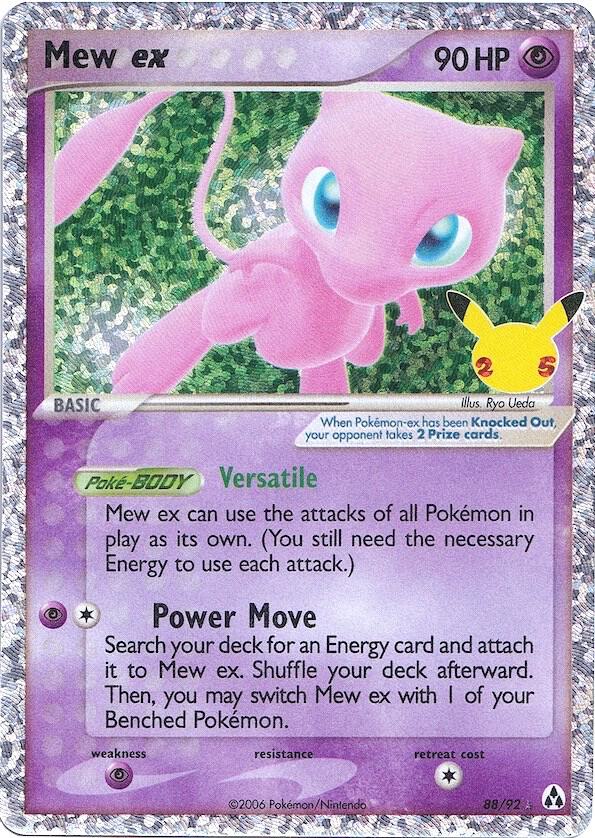 Mew ex - Celebrations: Classic Collection - 88/92