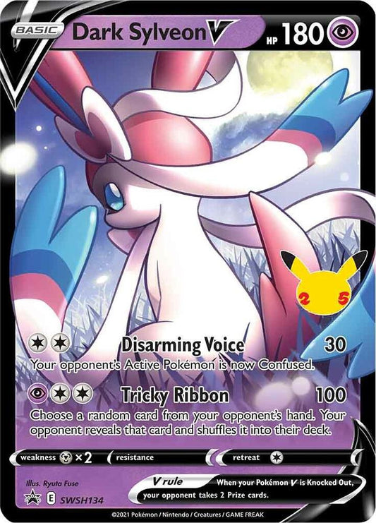 Dark Sylveon V - SWSH134 - Sword & Shield Promo Cards