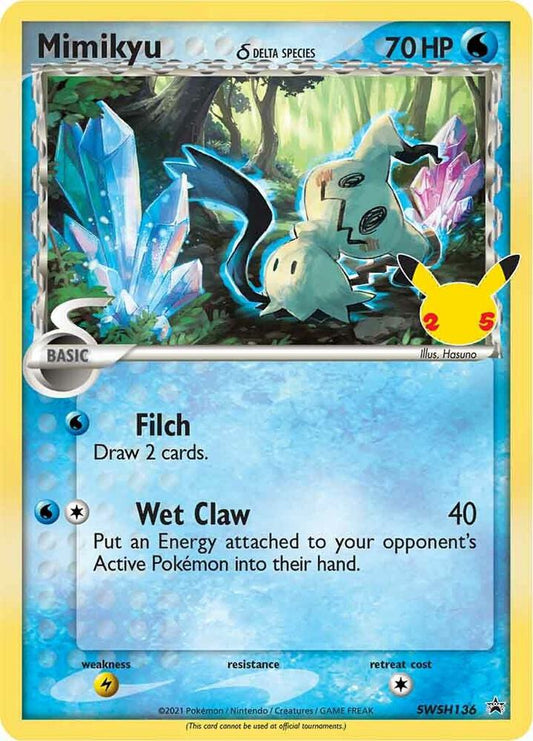 Mimikyu (Delta Species) - SWSH136 - Sword & Shield Promo Cards