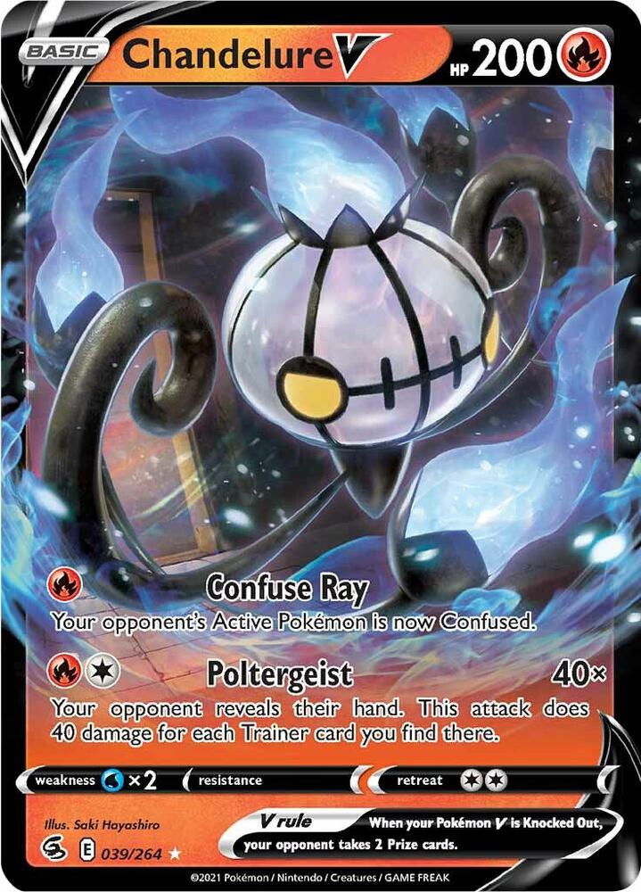 Chandelure V - Fusion Strike - 039/264