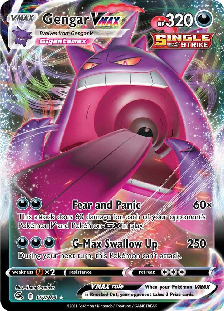 Gengar VMAX - 157/264 - Fusion Strike