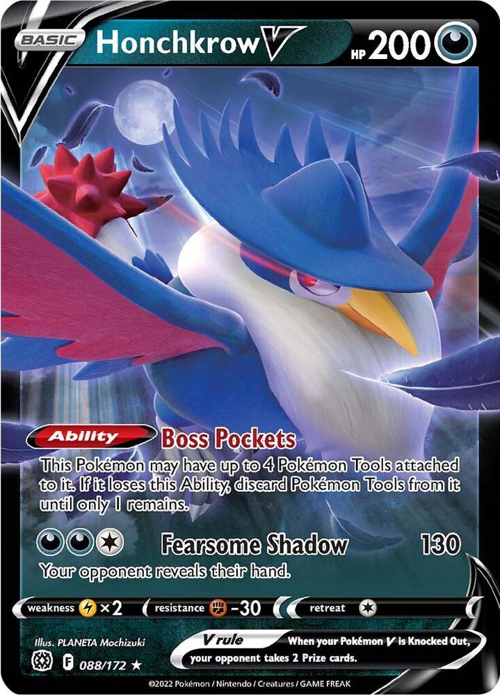 Honchkrow V - Brilliant Stars - 088/172