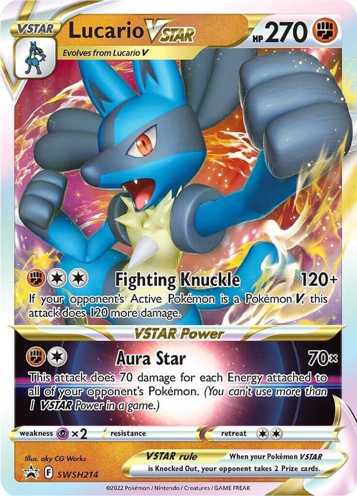 Lucario VSTAR - SWSH214 - Sword & Shield Promo Cards