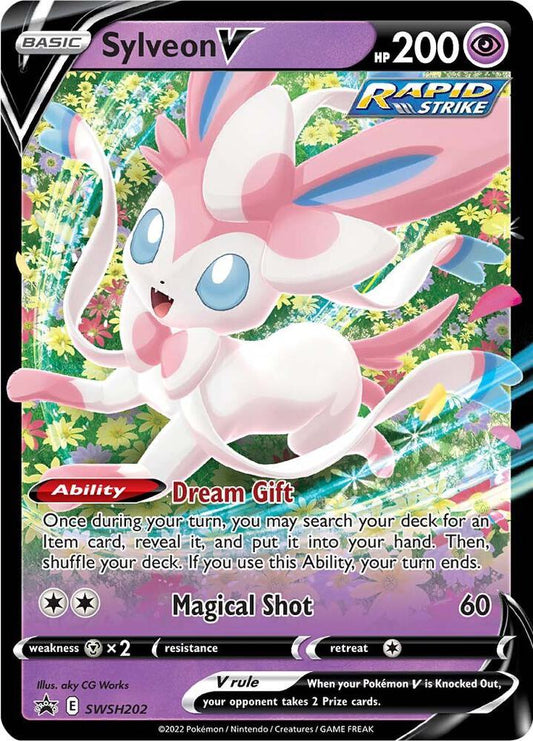 Sylveon V - SWSH202 - Sword & Shield Promo Cards