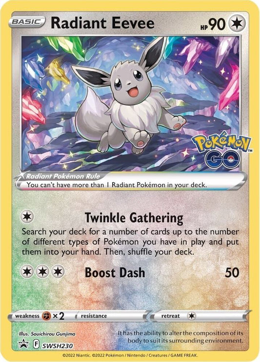 Radiant Eevee - SWSH230 - Sword & Shield Promo Cards