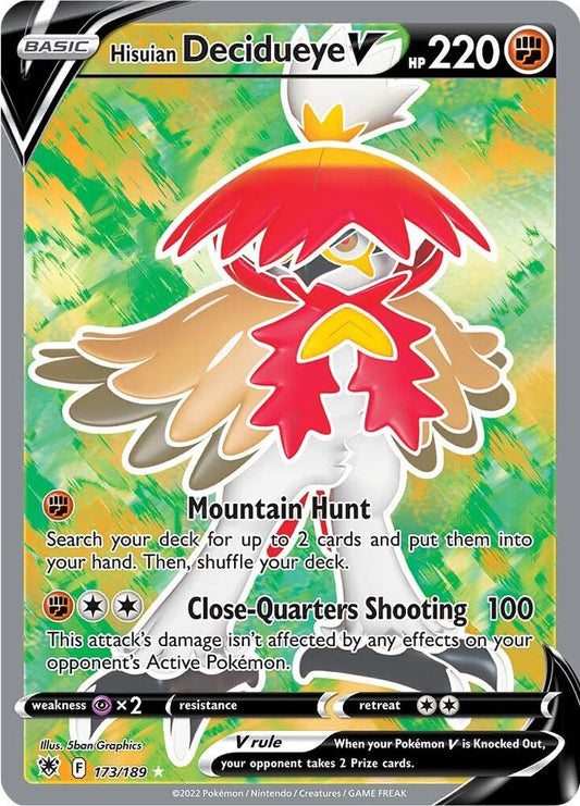 Hisuian Decidueye V (Full Art) - Astral Radiance - 173/189