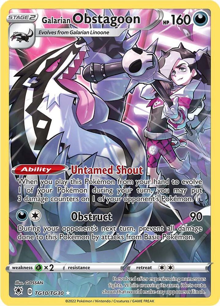 Galarian Obstagoon - Astral Radiance - TG10/TG30