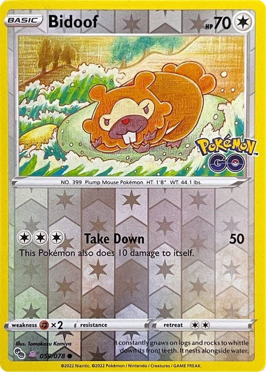 Bidoof - Pokemon Go - 059/078