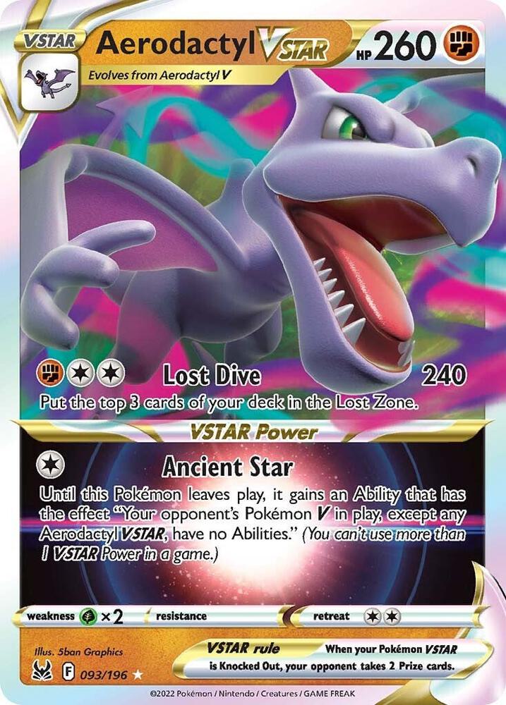 Aerodactyl VStar - Lost Origin - 093/196