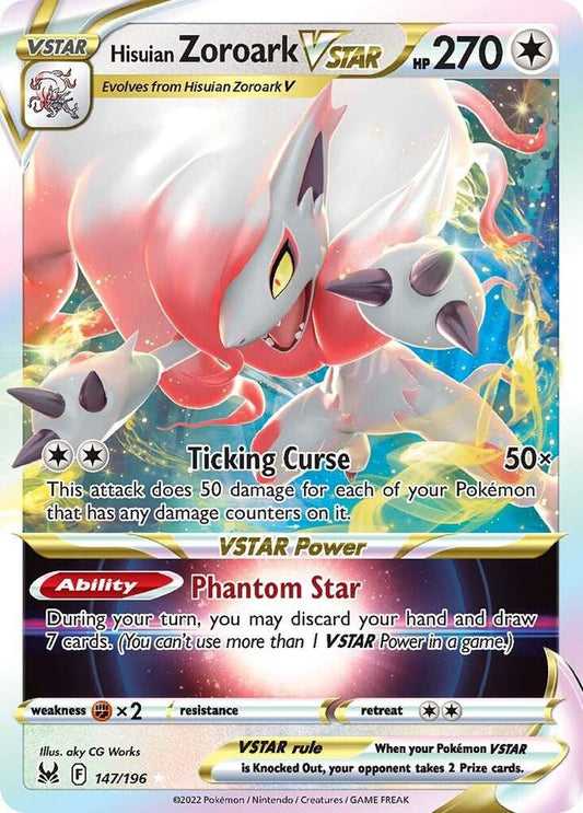 Hisuian Zoroark VSTAR - Lost Origin - 147/196