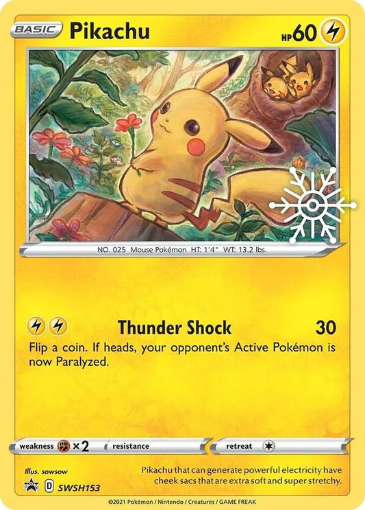 Pikachu - SWSH153 (Holiday Calendar) - Sword & Shield Promo Cards