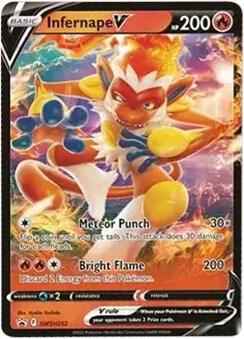 Infernape V - SWSH252 - Sword & Shield Promo Cards