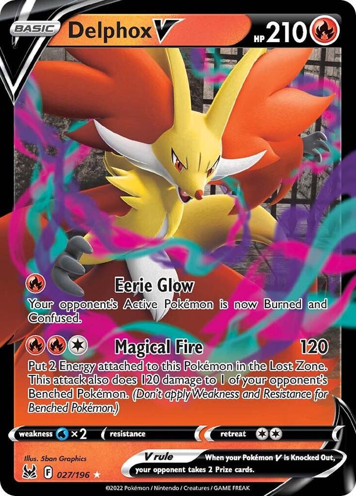 Delphox V - Lost Origin - 027/196