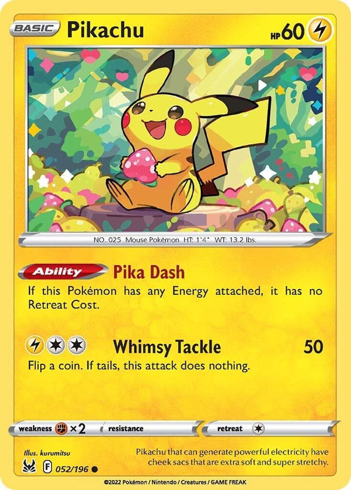 Pikachu - Lost Origin - 052/196