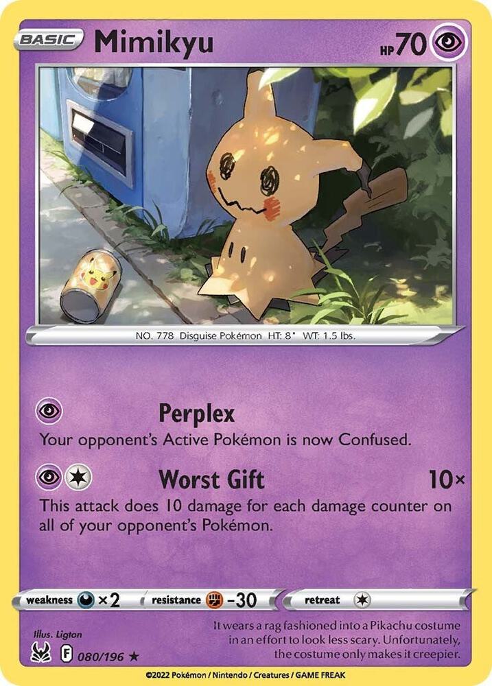 Mimikyu - Lost Origin - 080/196