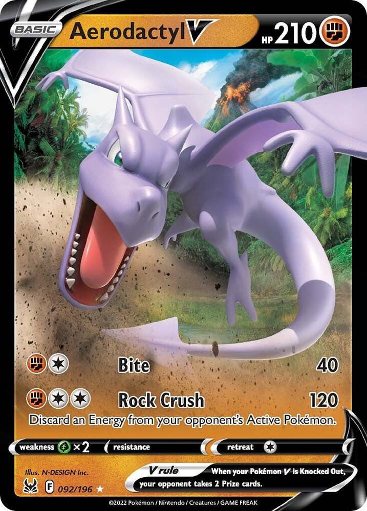 Aerodactyl V - Lost Origin - 092/196