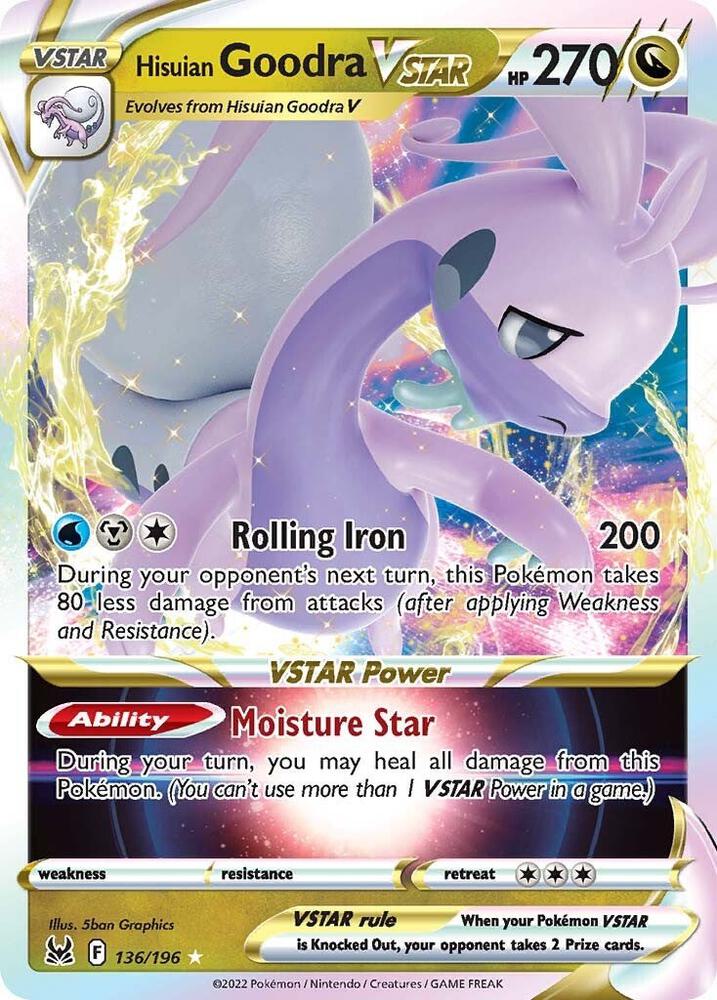 Hisuian Goodra VSTAR - Lost Origin - 136/196