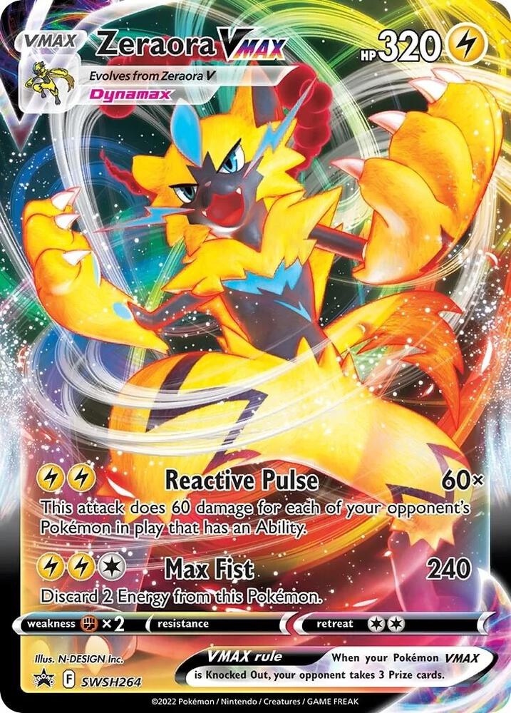 Zeraora VMAX - SWSH264 - Sword & Shield Promo Cards